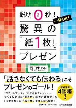 驚異の「紙1枚!」プレゼンの表紙