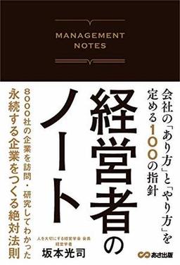経営者のノートの表紙